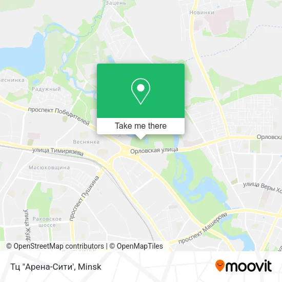 Тц "Арена-Сити' map