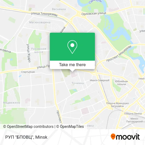 РУП "БПОВЦ" map