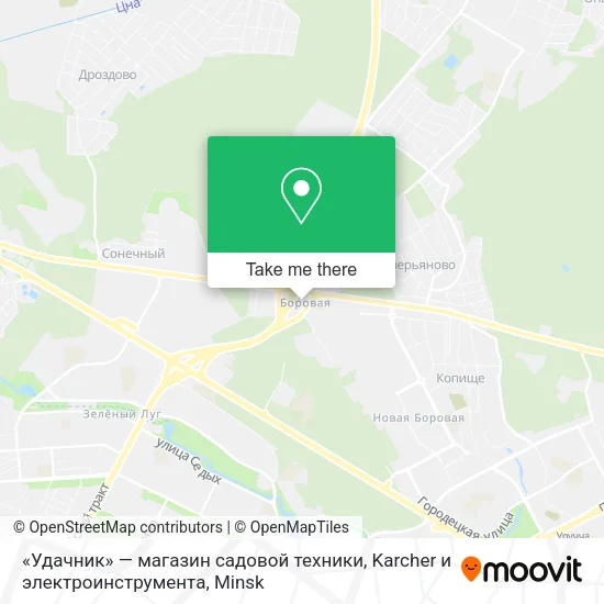 «Удачник» — магазин садовой техники, Karcher и электроинструмента map