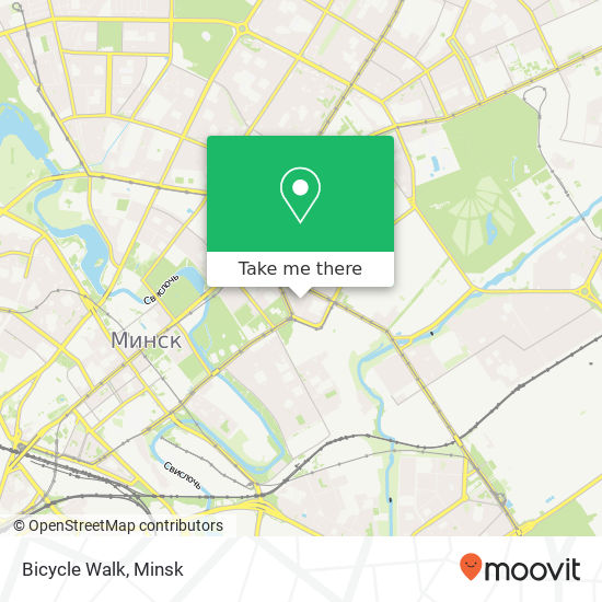 Bicycle Walk map