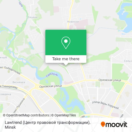 Lawtrend (Центр правовой трансформации) map