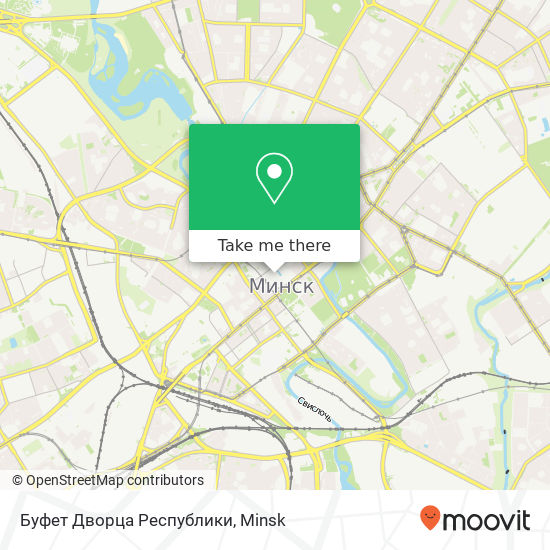 Буфет Дворца Республики map