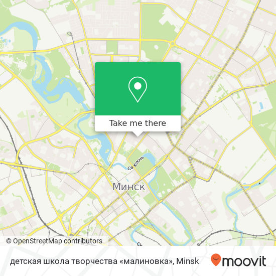 детская школа творчества «малиновка» map