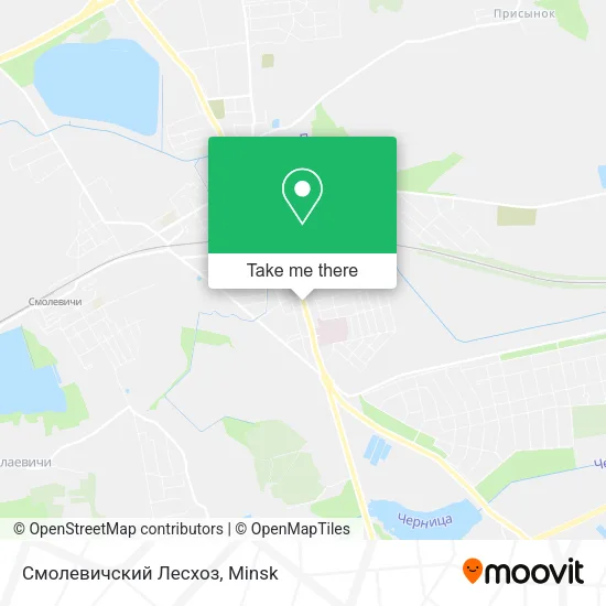 Смолевичский Лесхоз map