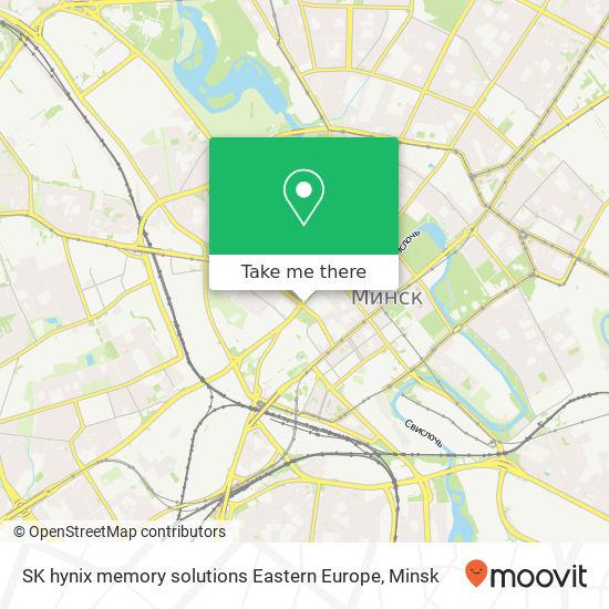 SK hynix memory solutions Eastern Europe map