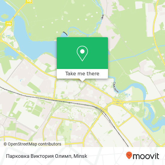 Парковка Виктория Олимп map