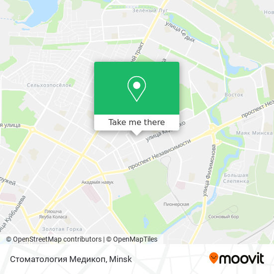 Стоматология Медикоп map