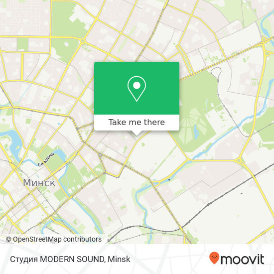 Студия MODERN SOUND map