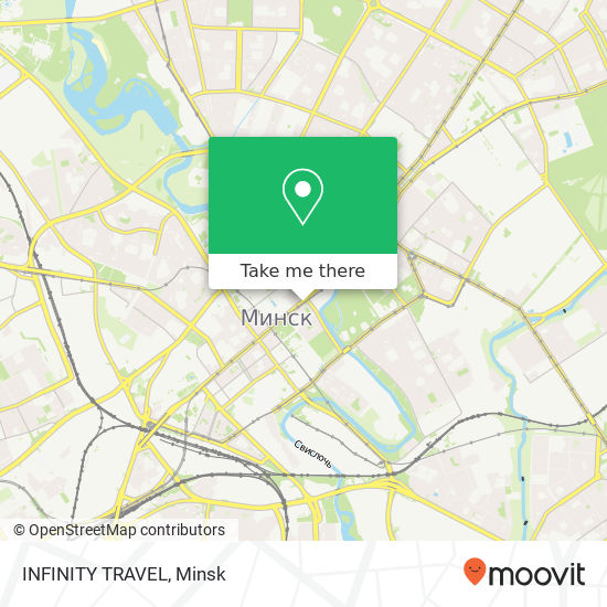 INFINITY TRAVEL map