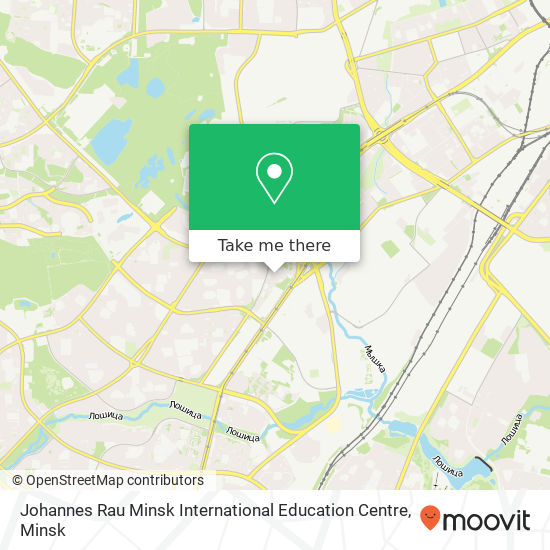 Johannes Rau Minsk International Education Centre map