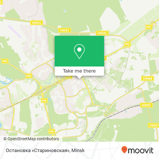 Остановка «Стариновская» map