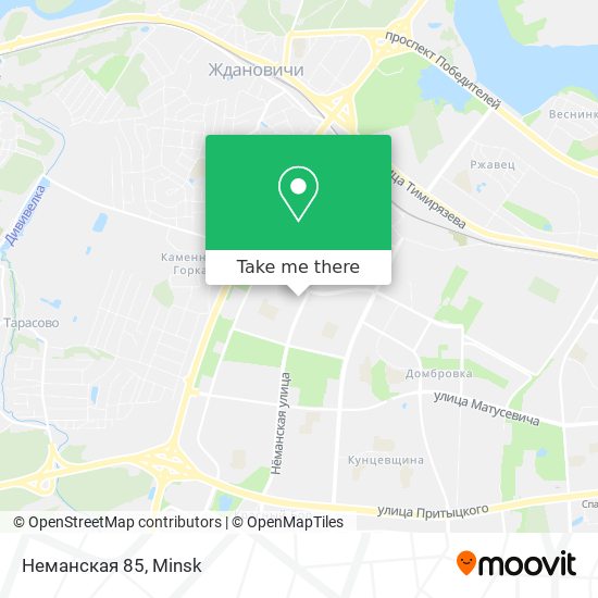 Неманская 85 map