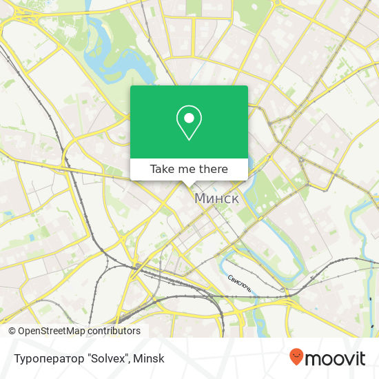 Туроператор "Solvex" map