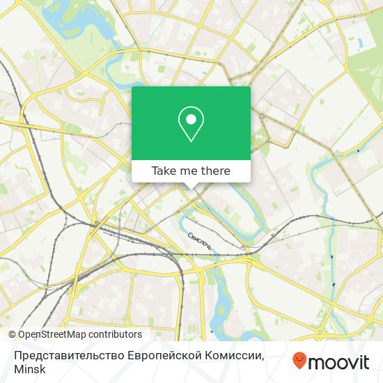 Представительство Европейской Комиссии map