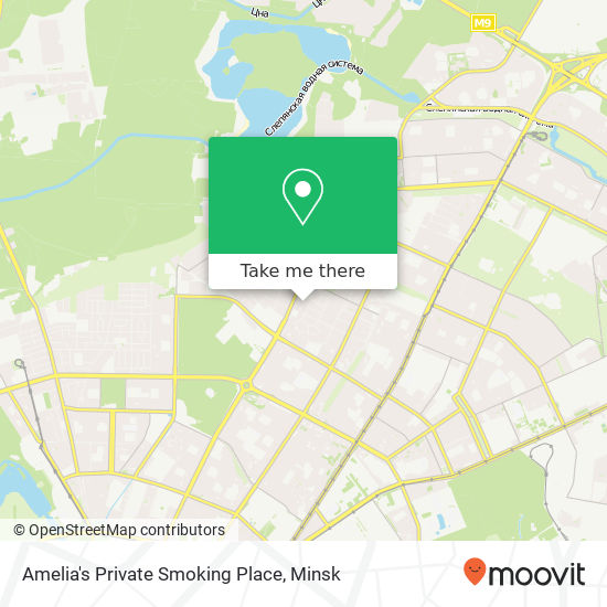 Amelia's Private Smoking Place map