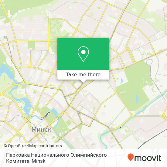 Парковка Национального Олимпийского Комитета map