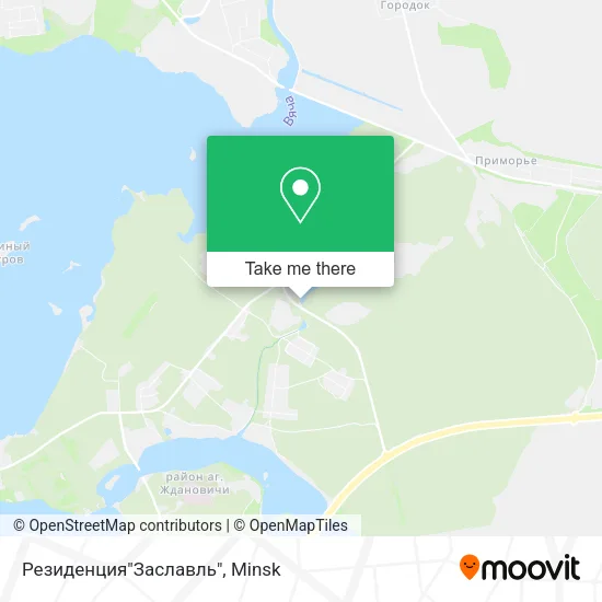 Резиденция"Заславль" map