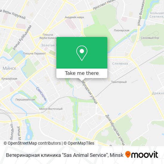 Ветеринарная клиника "Sas Animal Service" map