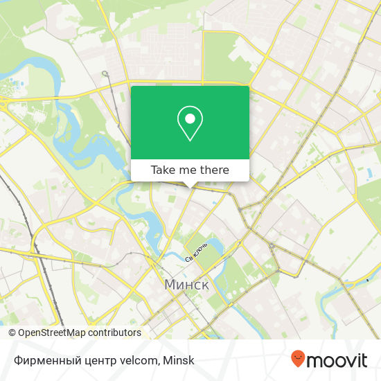 Фирменный центр velcom map