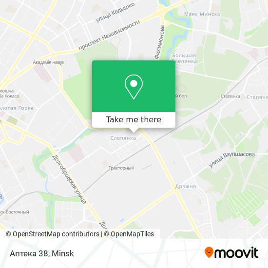 Аптека 38 map