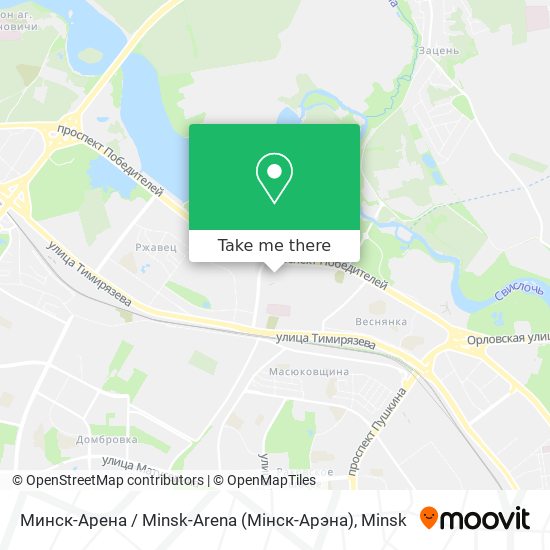 Минск-Арена / Minsk-Arena (Мінск-Арэна) map