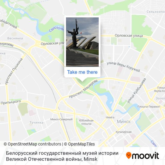 Белорусский государственный музей истории Великой Отечественной войны map