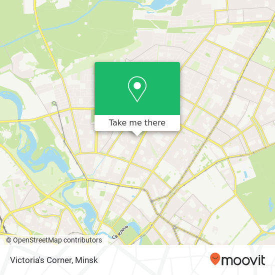 Victoria's Corner map