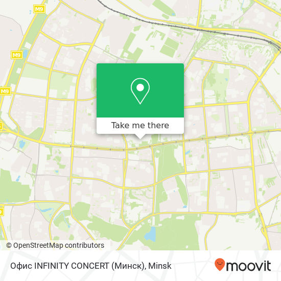 Офис INFINITY CONCERT (Минск) map