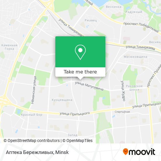 Аптека Бережливых map