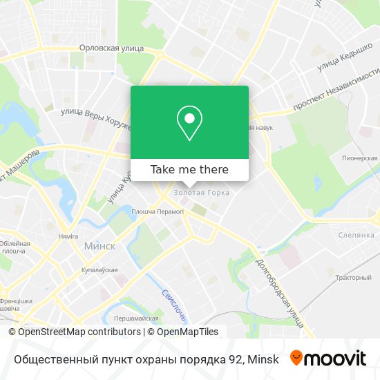 Общественный пункт охраны порядка 92 map