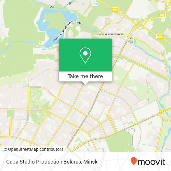 Cuba Studio Production Belarus map