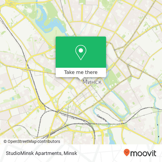 StudioMinsk Apartments map