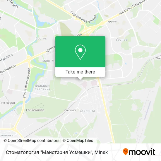 Стоматология "Майстэрня Усмешки" map