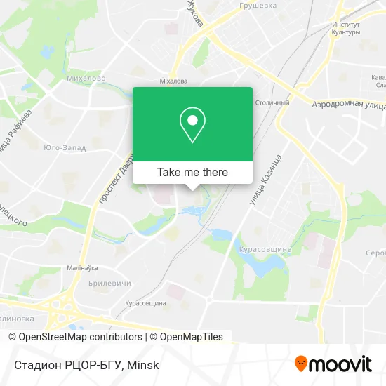 Стадион РЦОР-БГУ map