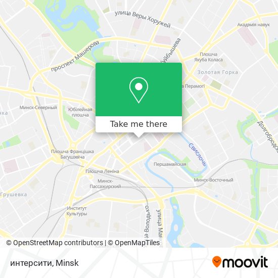 интерсити map