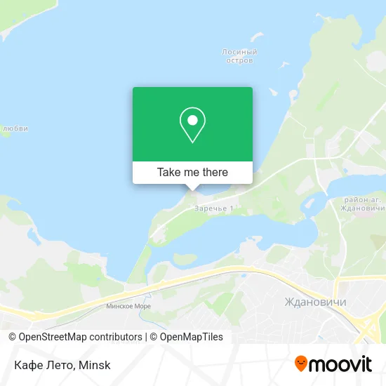 Кафе Лето map