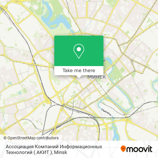 Ассоциация Компаний Информационных Технологий ( АКИТ ) map