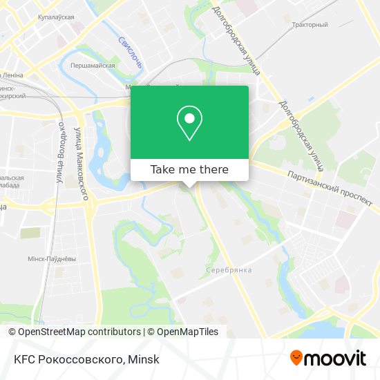 KFC Рокоссовского map