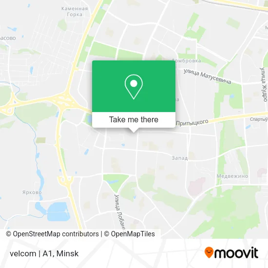 velcom | A1 map