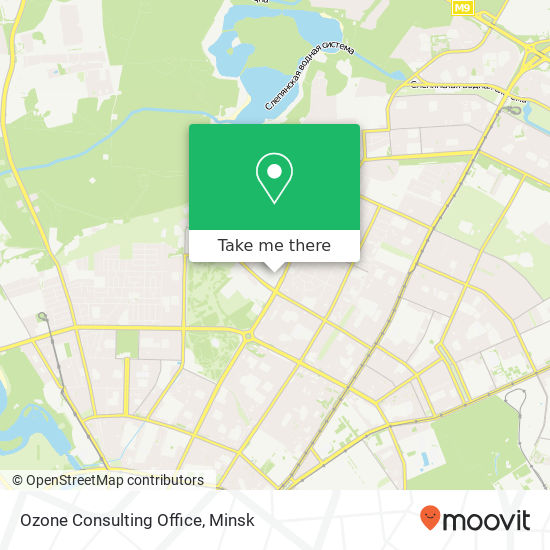 Ozone Consulting Office map