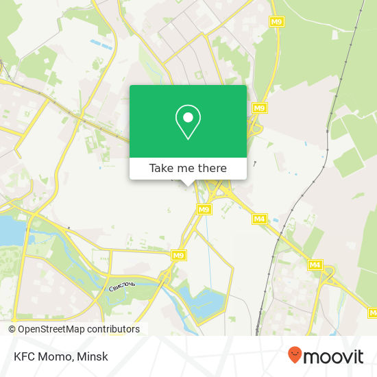 KFC Momo map