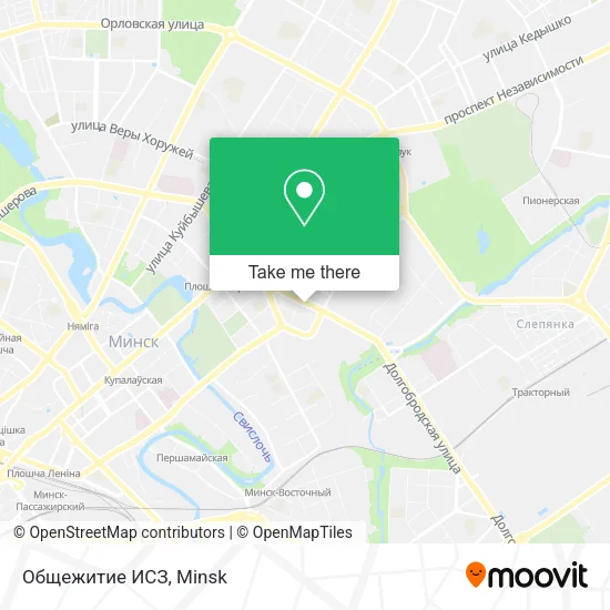 Общежитие ИСЗ map