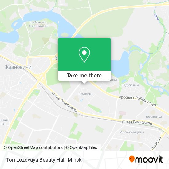 Tori Lozovaya Beauty Hall map