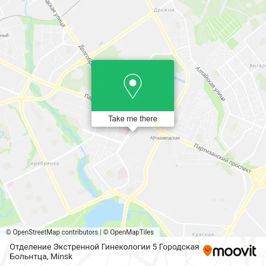Отделение Экстренной Гинекологии 5 Городская Больнтца map