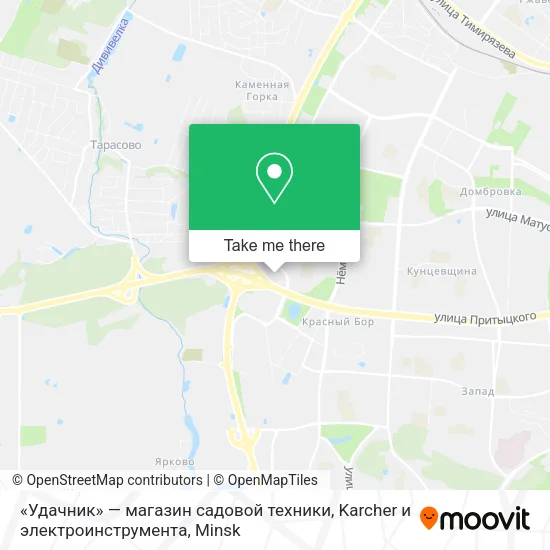 «Удачник» — магазин садовой техники, Karcher и электроинструмента map