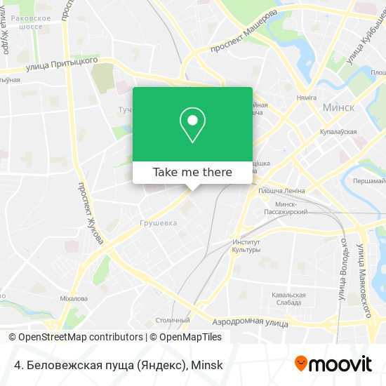 4. Беловежская пуща (Яндекс) map