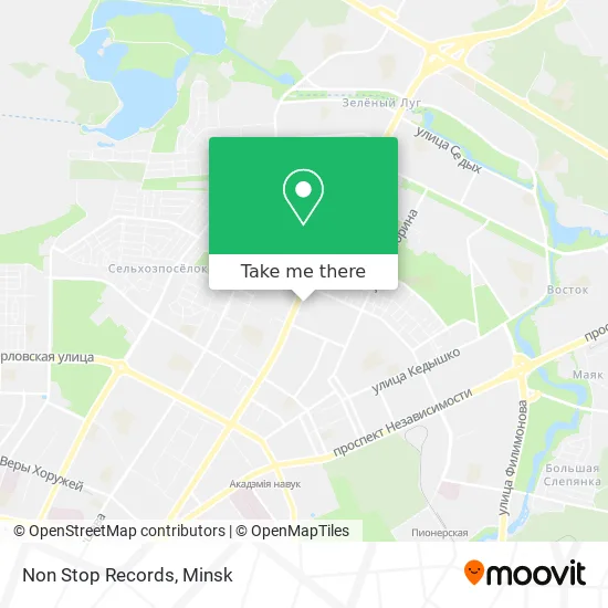 Non Stop Records map