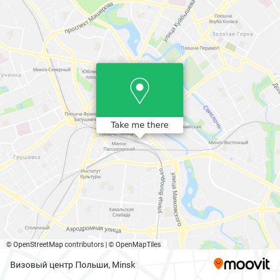 Визовый центр Польши map