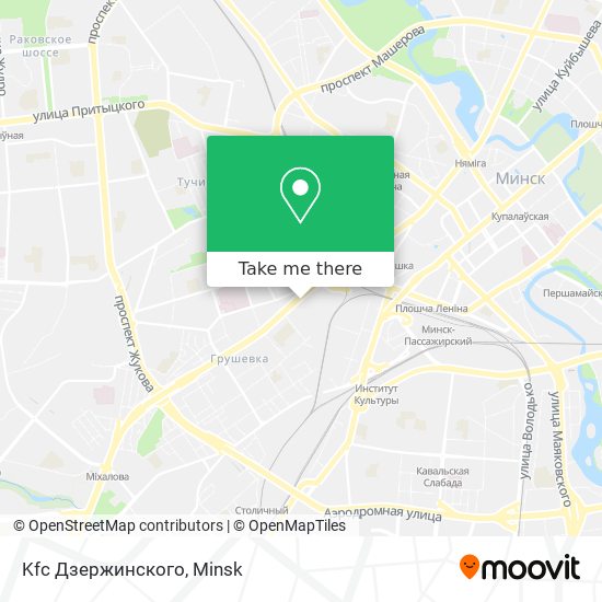 Kfc Дзержинского map