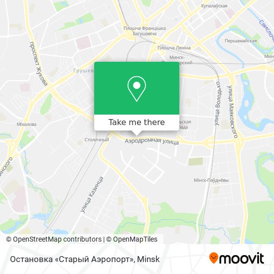 Остановка «Старый Аэропорт» map